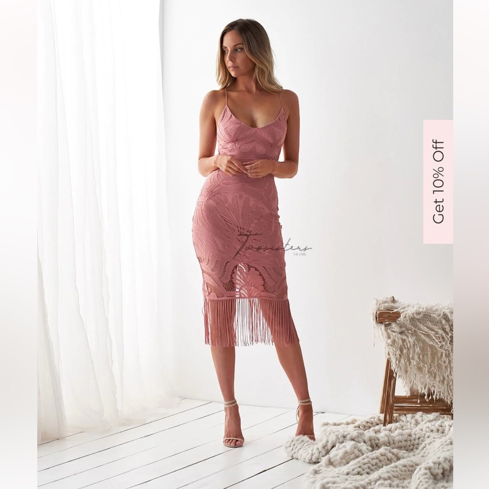 NWT $125 KHALEESI DRESS - DUSTY PINK Two Sisters size 4